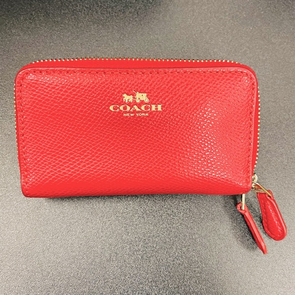 Coach Bags Coach Leather Zip Card Case Poshmark